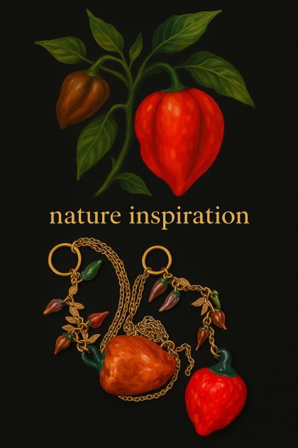 NECKLACE HABANERO BROWN COD. RIPCL08CH