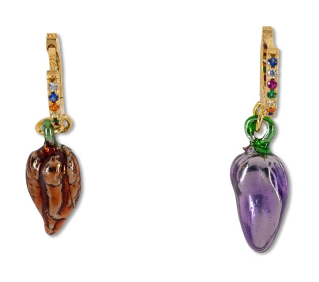 ORECCHINI CERCHIO CON ZIRCONI MULTICOLOR COD. RIPOR005MIX5