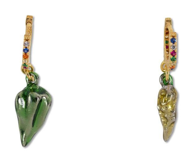 ORECCHINI CERCHIO CON ZIRCONI MULTICOLOR COD. RIPOR005MIX7