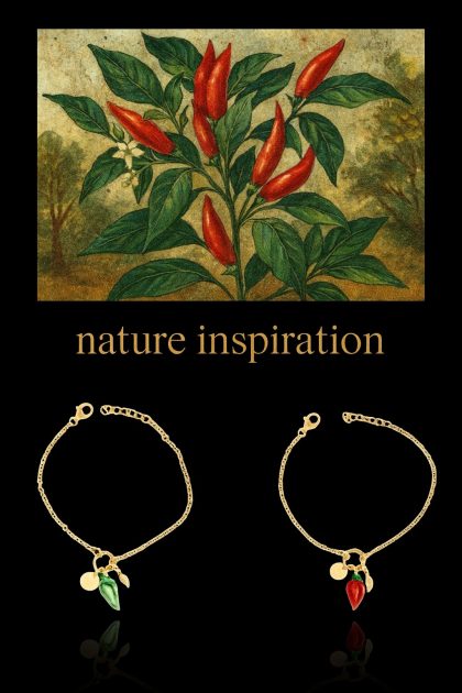BRACCIALE CON PEPERONCINO ROSSO COD. BZ.RIPBR02