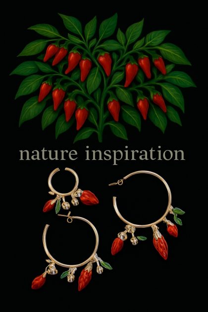 CERCHIO HOTDAISY ROSSO ARGENTO RIPOR010