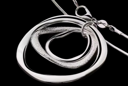 LINEA CIRCLE COLLANA CIONDOLO TRE CERCHI