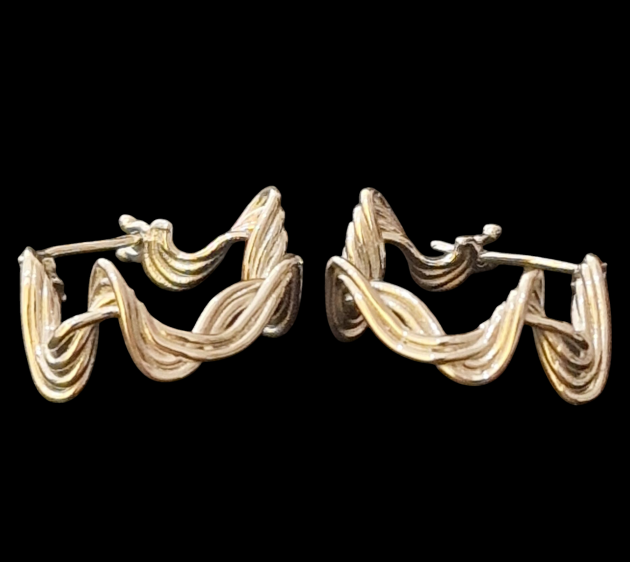 LINEA DARKMOVE ORECCHINI INTRECCIATI - immagine 2