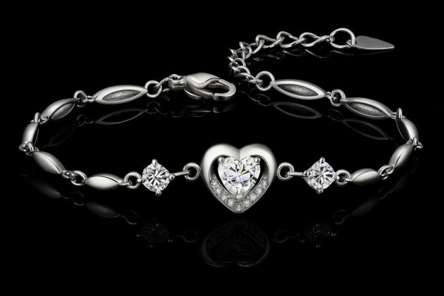 LINEA CUORE - BRACCIALE ARGENTO