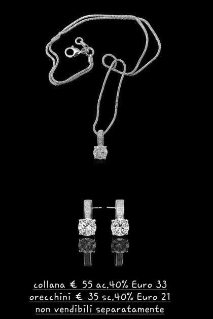 PROMO - SET PUNTO LUCE E ORECCHINI