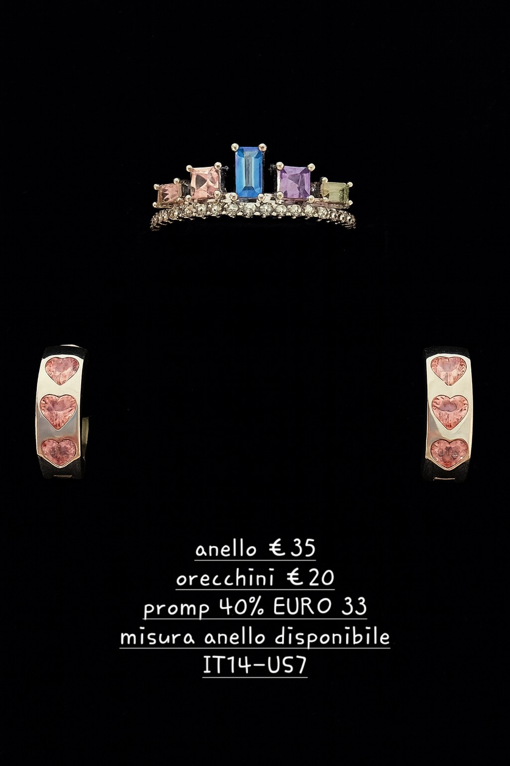 SALE -RING AND EARRINGS