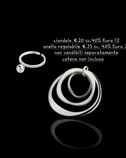 PROMO - CIONDOLO E ANELLO REGOLABILE
