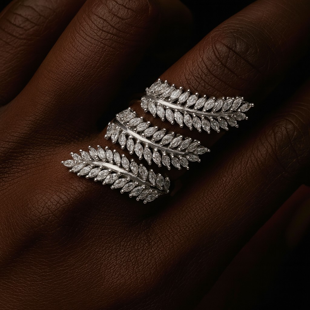 NATURE LINE - RING LIGHT LEAF