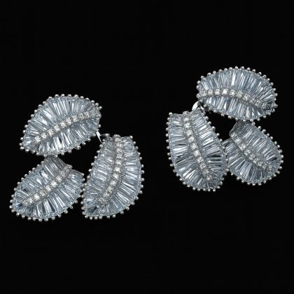 LINEA NATURA - ORECCHINI FOGLIA DI LUCE