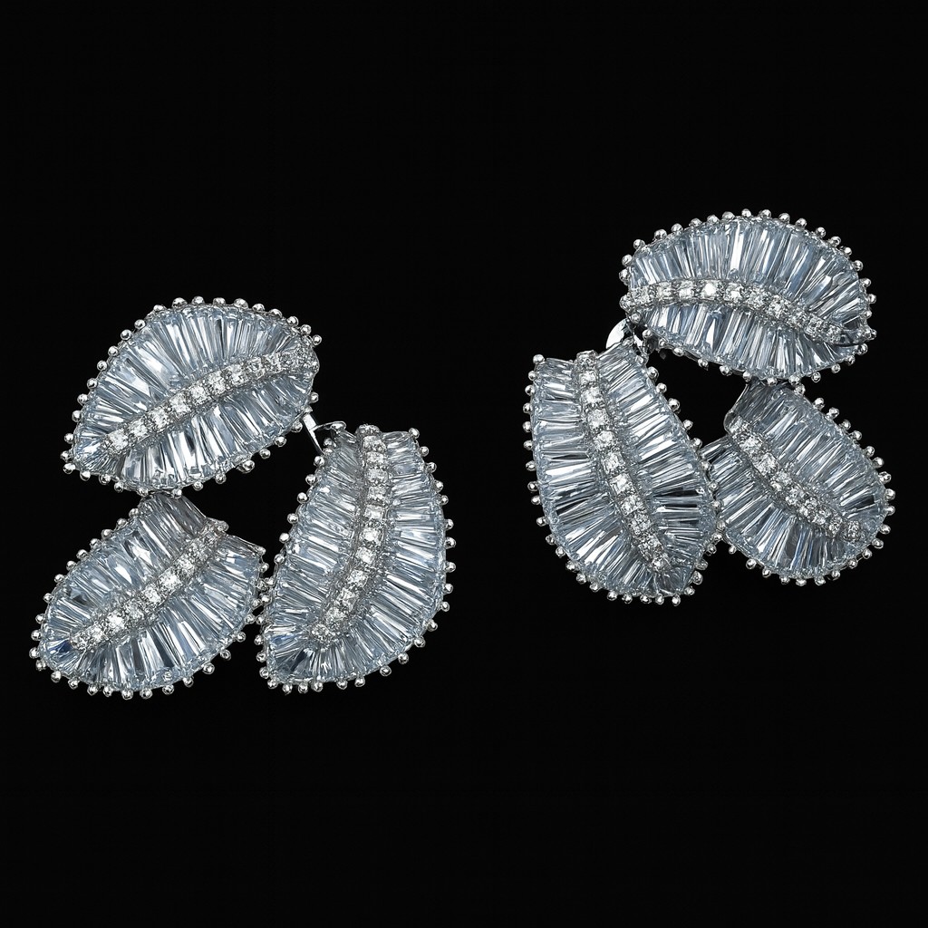 LINEA NATURA - ORECCHINI FOGLIA DI LUCE